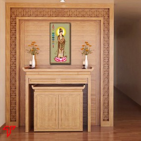 Tranh phật giáo quan thế âm bồ tát